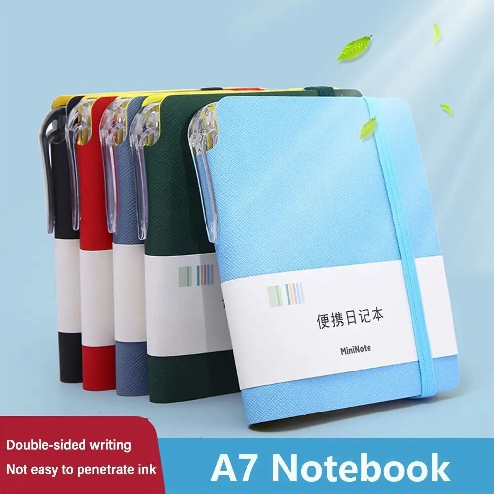 

Mini Notebook High Quality A7 With Pen Pocket Notepad To Do List Portable Diary Weekly Planner Students