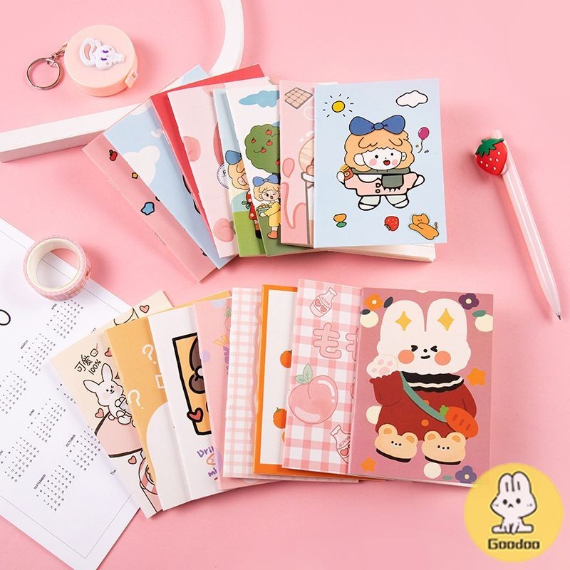 

Buku Kecil Yang Lucu Alat Kantor Notepad Siswa Alat Tulis Portable Mini Notebook Notepad - GOOD