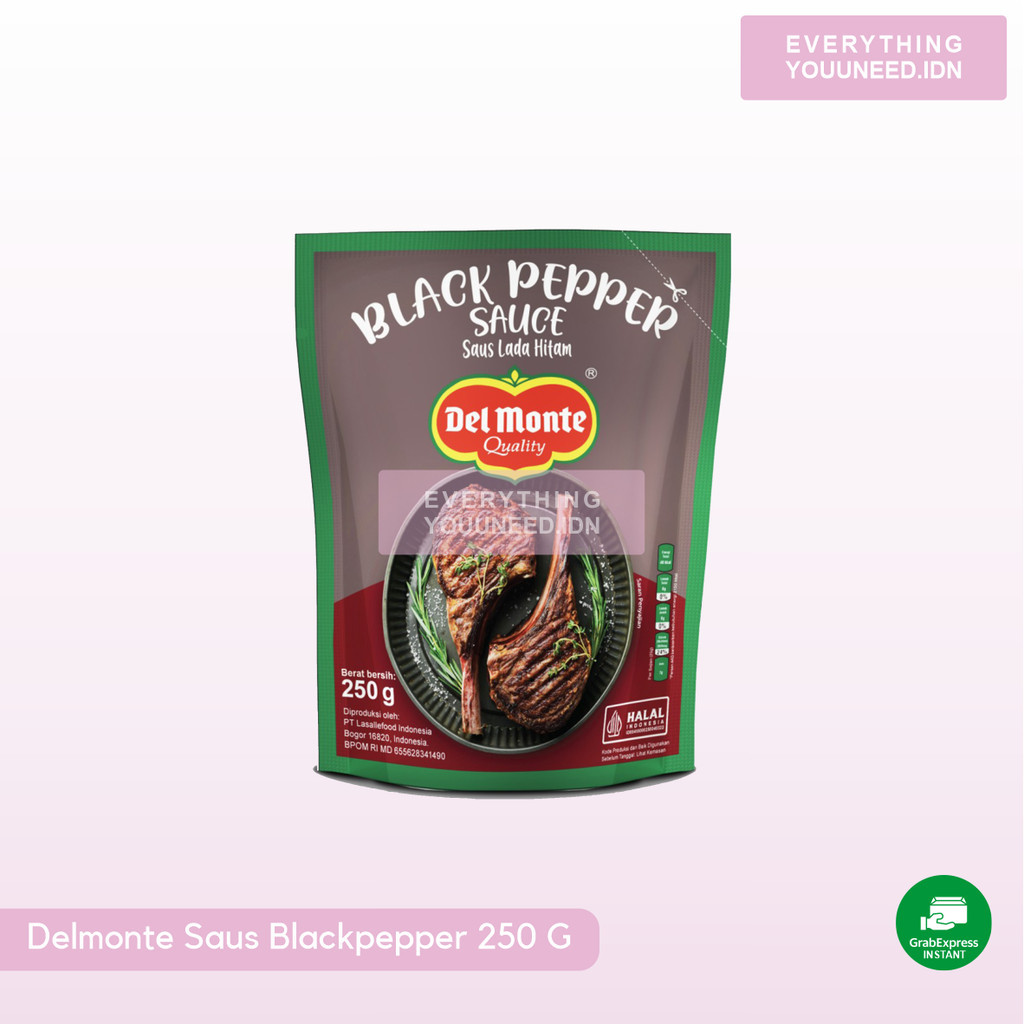 

Delmonte Saus Black Pepper - 250gr