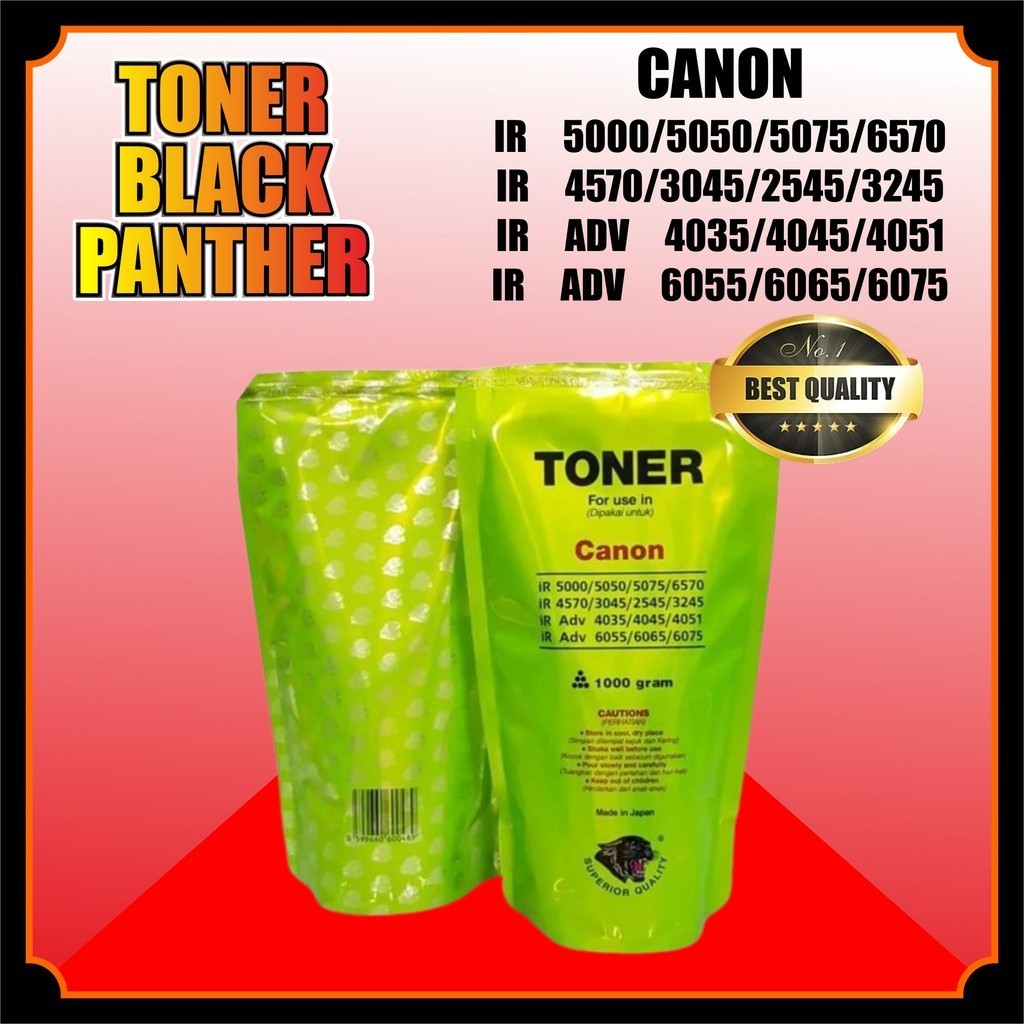 (LIVE EXTRA) TONER BP BLACK PANTHER CANON IR 5000 6000 5020 6020 5050 5075 6570 3300 3570 4570 3045 