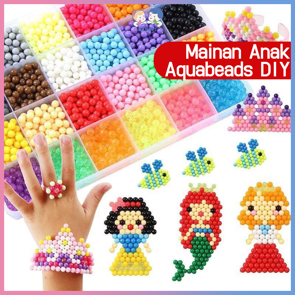 Hannei Magic Beads  Mainan Edukasi Anak Magic Water Beads DIY