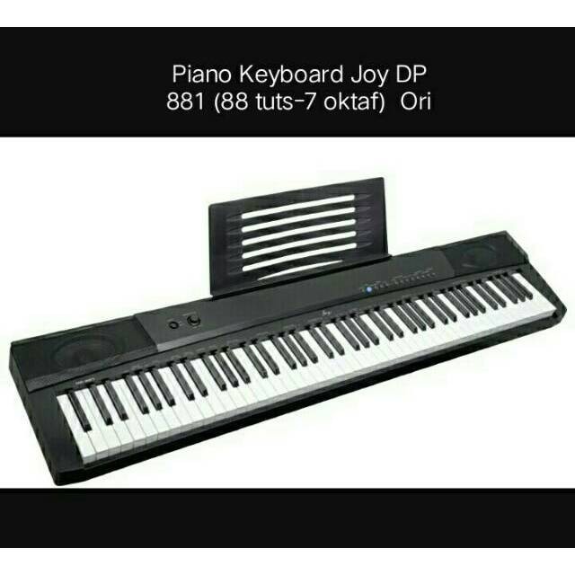 PROMO SPESIAL Piano keyboard Joy DP 881 Original - 88 tuts Termurah bonus Cover piano