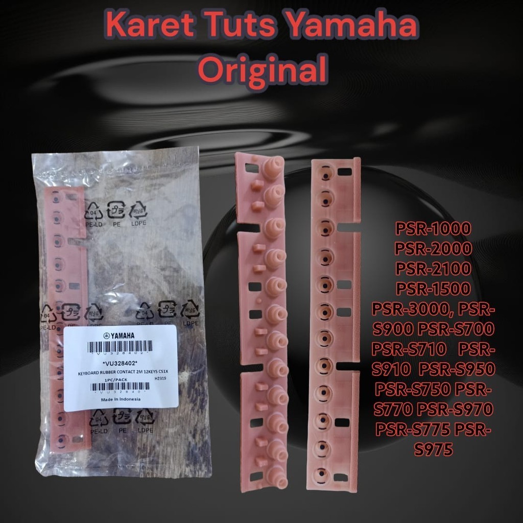 Karet Tuts Keyboard Yamaha PSR S910 950 970 975 710 2000 750 Original