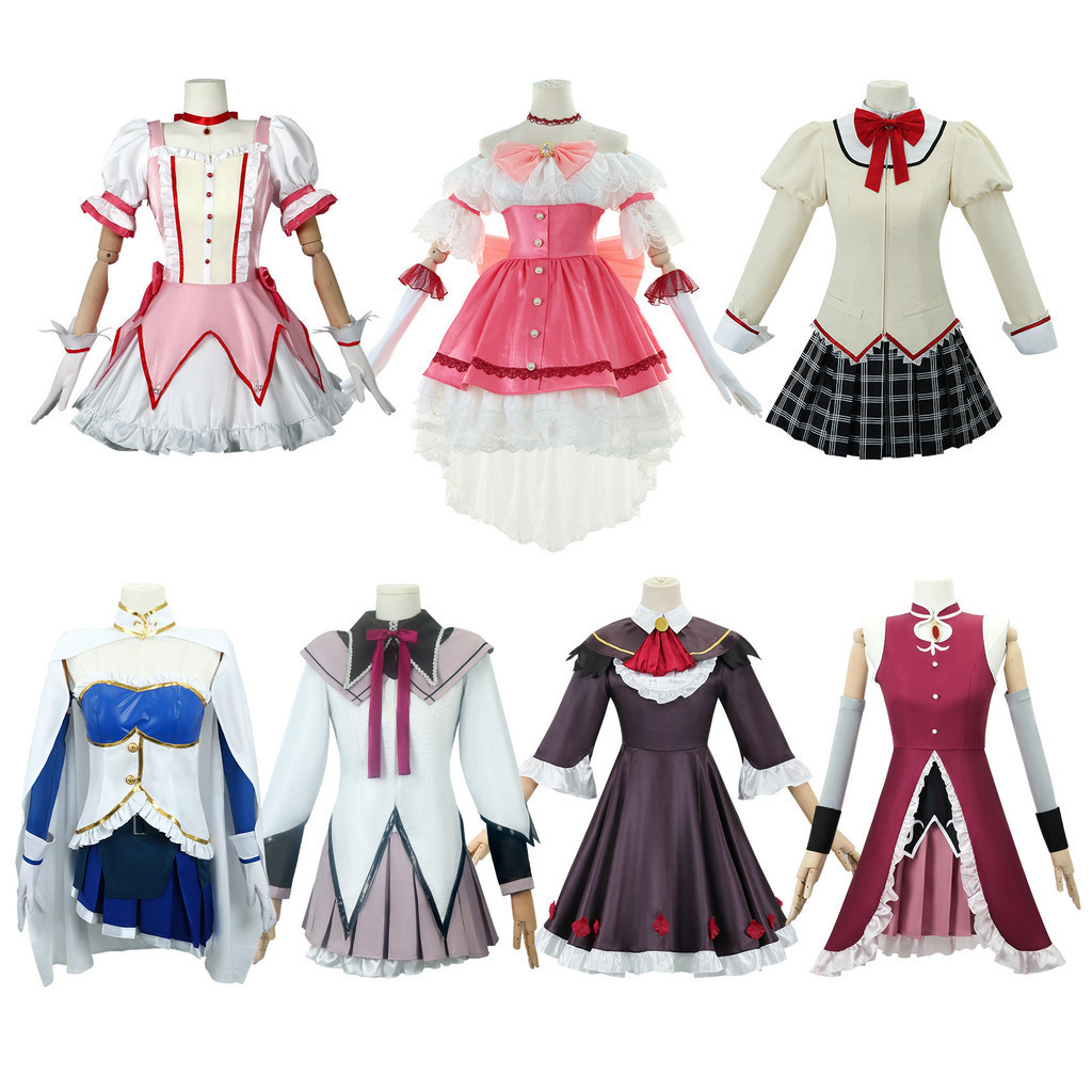 Manlu Pakaian Cosplay Pria Wanita Ajaib Kecil Bulat Cos Pakaian Cosplay Api Dupa Bulat Mata Rusa Ani