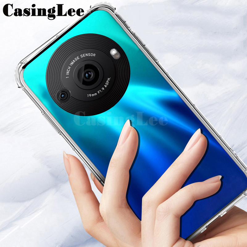 For Sharp Aquos R8 R8S Pro Case Soft Transparent Full Protection shockproof Armor Cover For Sharp Aq