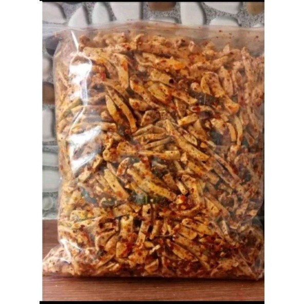 

Basreng Kriuk Pedas Daun Jeruk 1 KG / Basreng Stik Pedas 1000 gram
