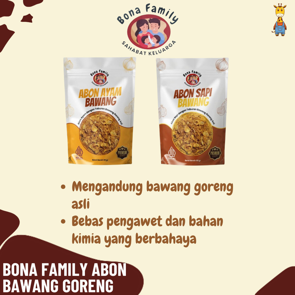 

Bona Family Abon Bawang Goreng