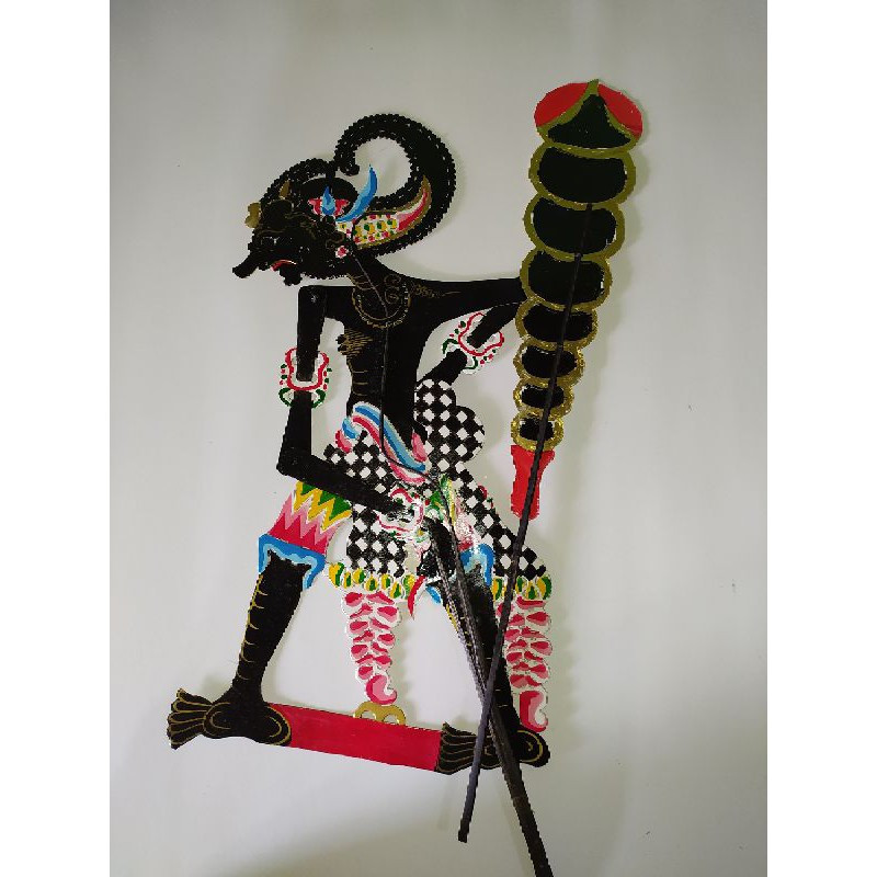 WAYANG BIMA WERKUDARA WAYANG|BIMO WAYANG KULIT BAHAN KERTAS KARTON DUPLEK