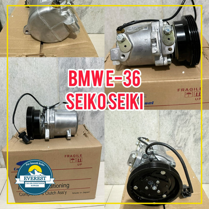 Compressor Kompresor AC Mobil BMW E36 E-36 Seiko Seiki