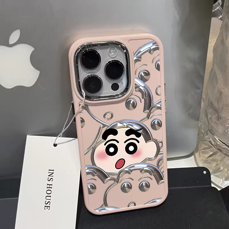 【DUO CASE】 Softcase Silikon 3D Cute CASE Shinchan Casing Hp iPhone 11 11 PRO MAX 12 12PRO MAX 13 13P
