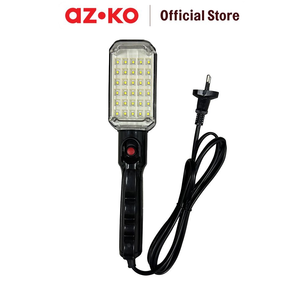AZKO Krisbow 10 watt Lampu Kerja Led 1000 Lumens - Hitam worklight working light perlengkapan proyek