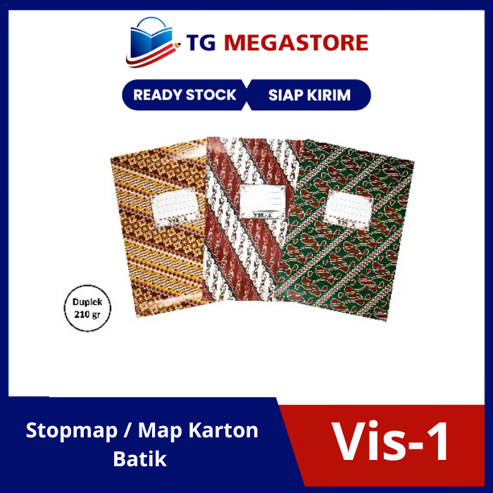 

Stopmap / Map Vis-1 Motif Batik Exclusive