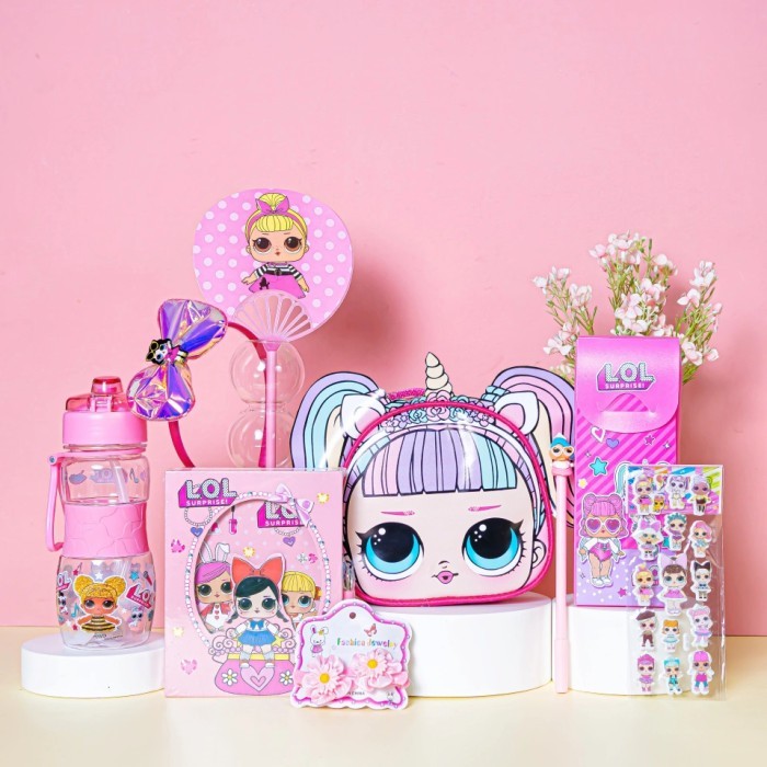 

[PROMO!!!] Hampers Anak Perempuan LOL / Botol Minum LOL / Kado Ulang Tahun Anak