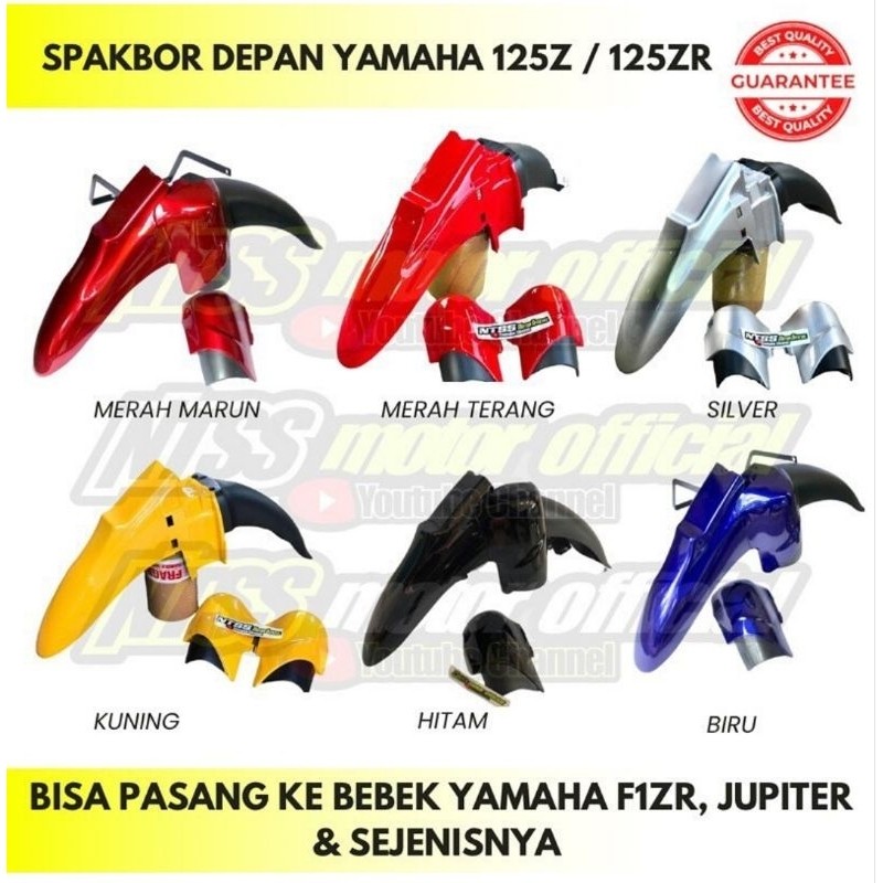 Spakbor slebor depan yamaha 125z yamaha 125 z pnp fizr f1zr warna