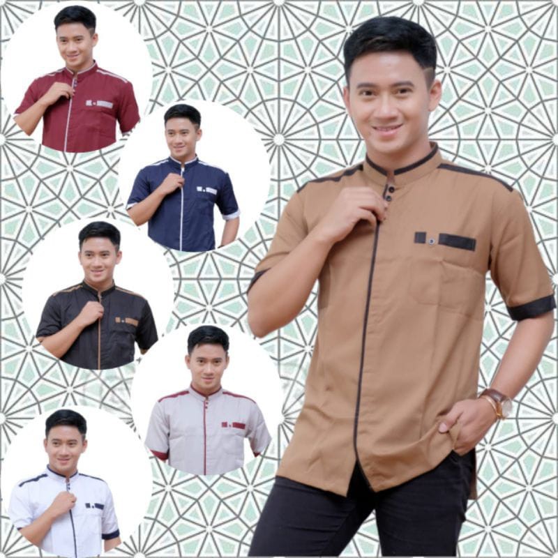 Kemeja koko/baju koko pria model terbaru