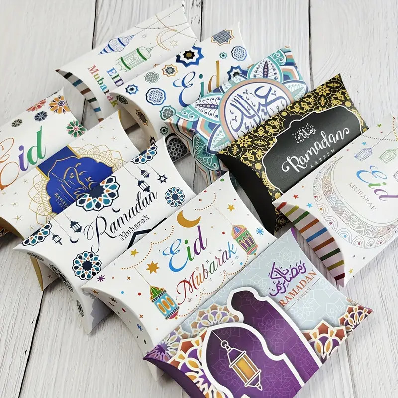 

Box Lebaran Idul Fitri Pillow Ramadhan Dus Permen Coklat Kotak Kue Hadiah Hampers Eid Mubarak