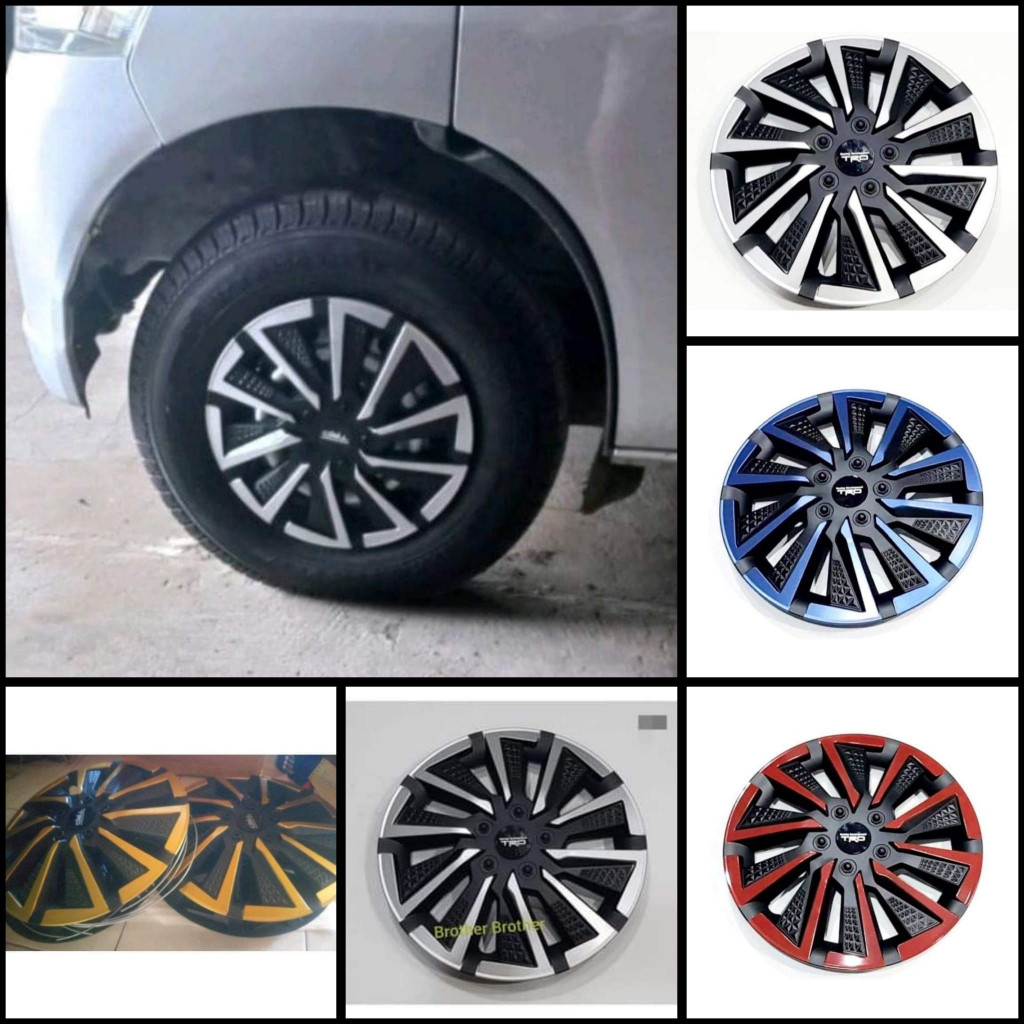 DOP COVER TUTUP VELG RODA MOBIL NEW RING 14-13 TRD