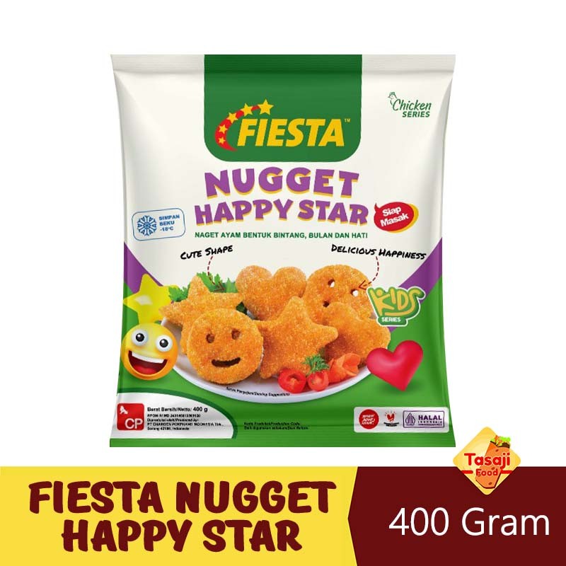 

Fiesta Chicken Nugget Happy Star 400 Gram Grosir