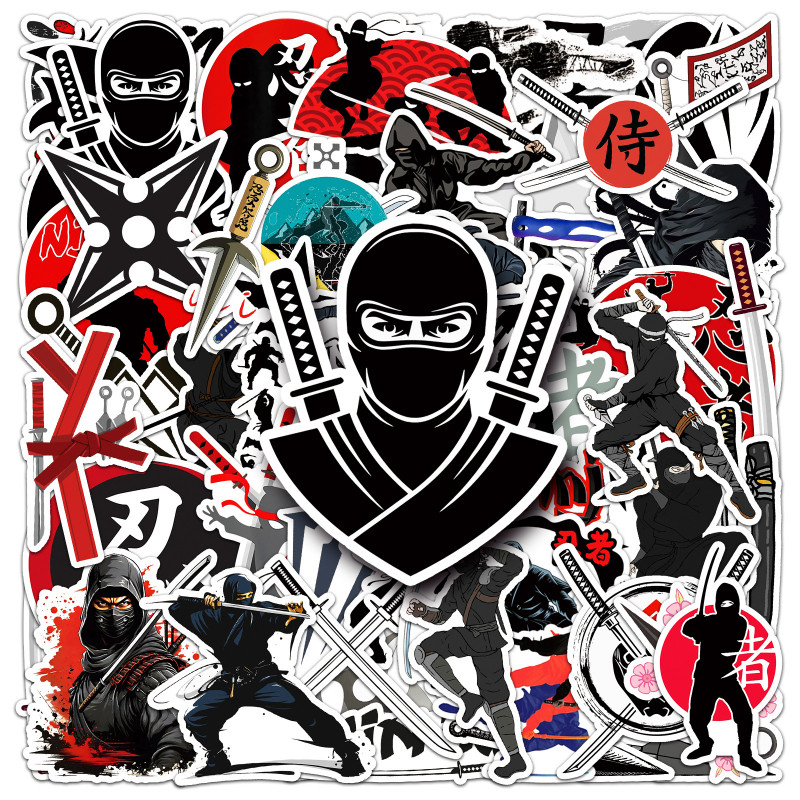 

50/30/10PCS Popular Ninja Graffiti Stickers Personalized Creative Guka Hand Account Decoration Cup Skateboard Luggage Sticker