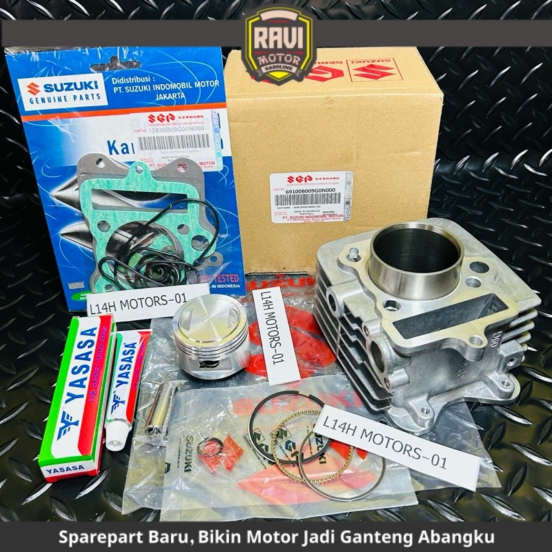 Blok seher+Topset+Lem Suzuki Smash 110/Smash Lama 110cc/Smash new