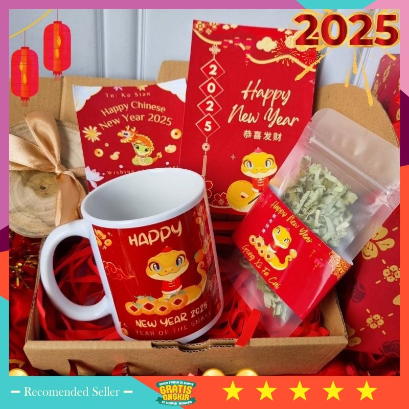 

Promo Murah Souvenir Kado Pernikahan Lebaran Idul Fitri Natal Imlek / Hampers Imlek Chinese New Year / Kado Imlek Shio Ular / Hadiah Sincia ( CHEN )