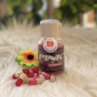 Obat Diet Pinky Strong Pelangsing Badan pink putih mix merah putih [isi 30 kemasan botol] ready bosk