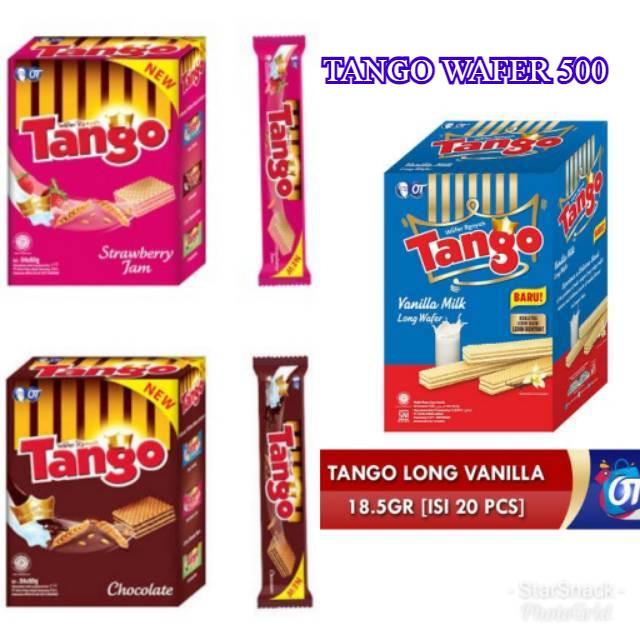 

Tango 500an wafer kotak 1 PAX isi 20 pcs