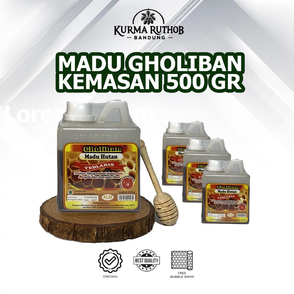

MADU GHOLIBAN MADU MURNI KEMASAN 500GR / 1KG ORIGINAL