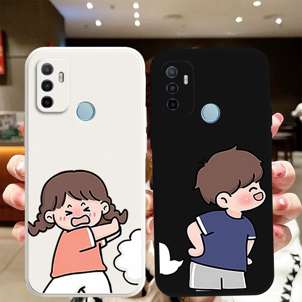 A53 A33 A1k A3s Ren0 6 7 8 7z 5 5f 4f A5s A7 A12 A11k Oppo [Secmm81] Casing Couple Case Custom Silic