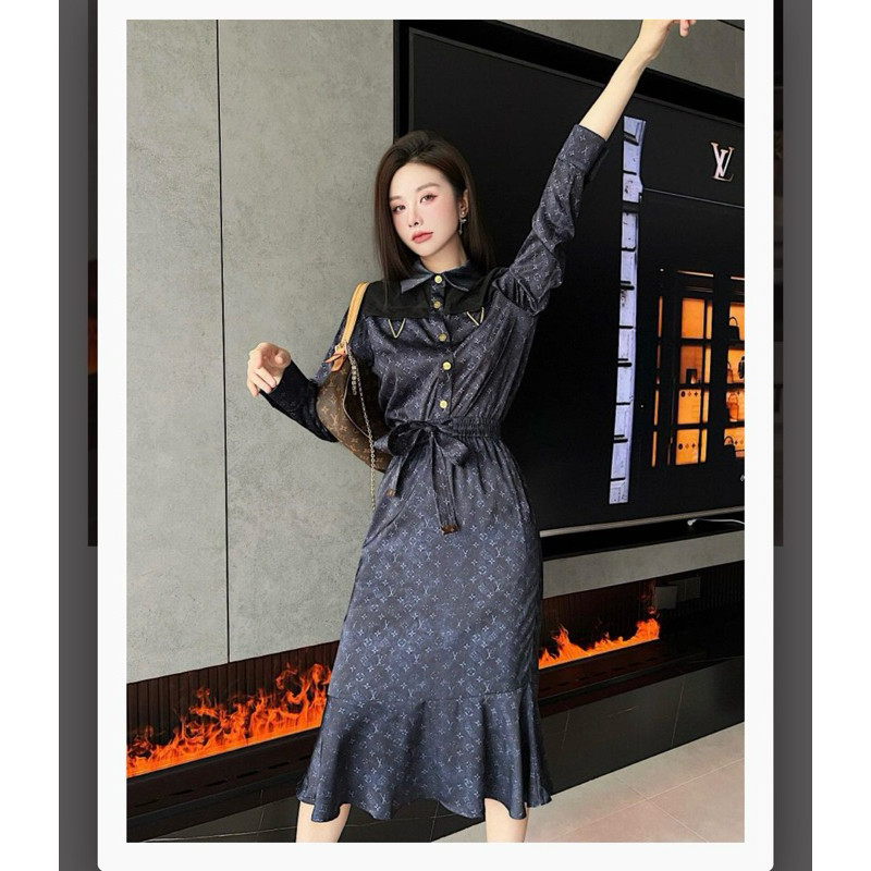 [New] Kemeja LV Monogram Cloud