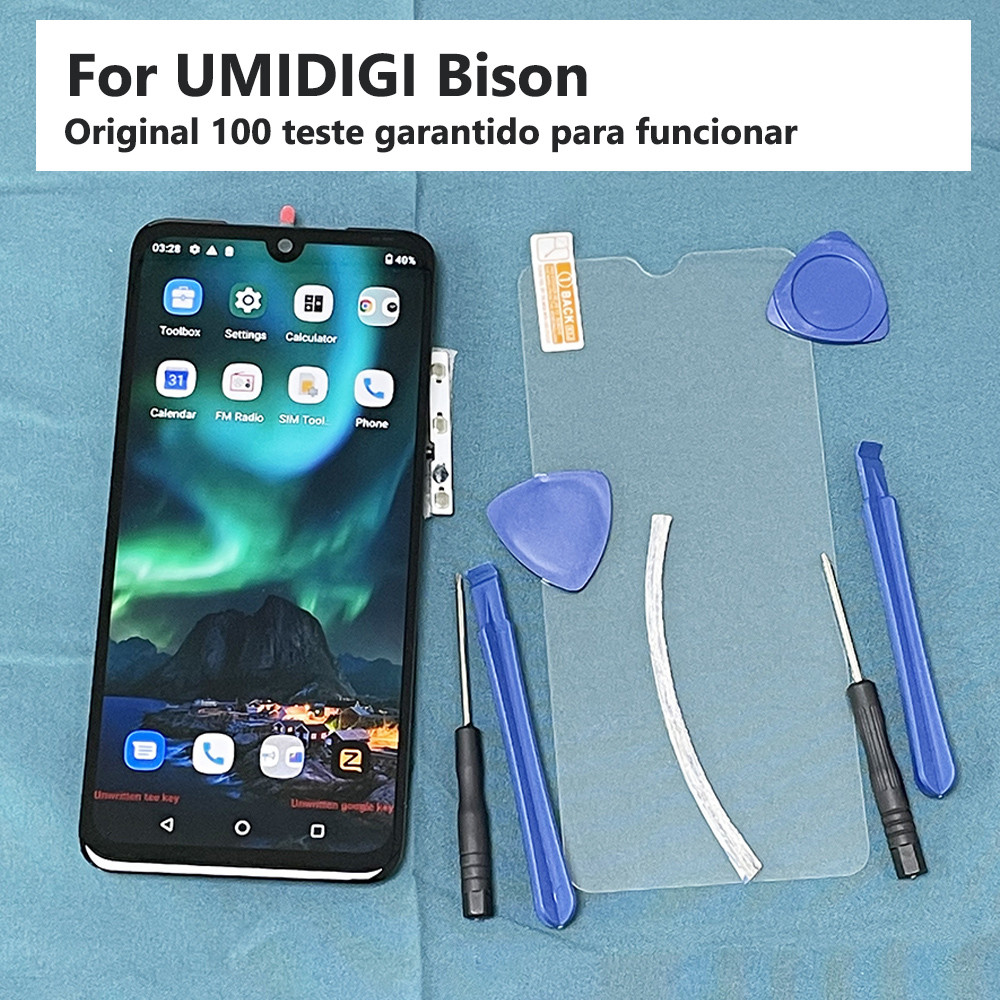 Original KOSPPLHZ New For Umidigi Bison Pro 2021 LCD Display Touch Screen Replacement 6.3"For UMIDIG