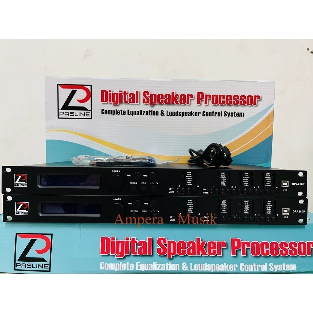PASLINE DPA260P ORIGINAL 2 IN 6 OUTPUT SPEAKER MANAGEMENT PASLINE DPA 260 P