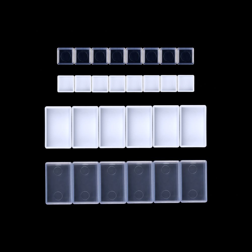 

0.5/3.2ML Artists Empty Watercolor Paint Pans Painters Pigment Box Paint Case Art Palette Supplies