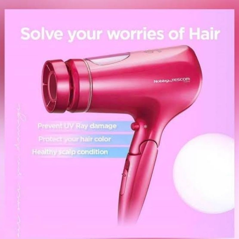 PROMO SPESIAL Tescom Hair Dryer Collagen & Ion TCD45
