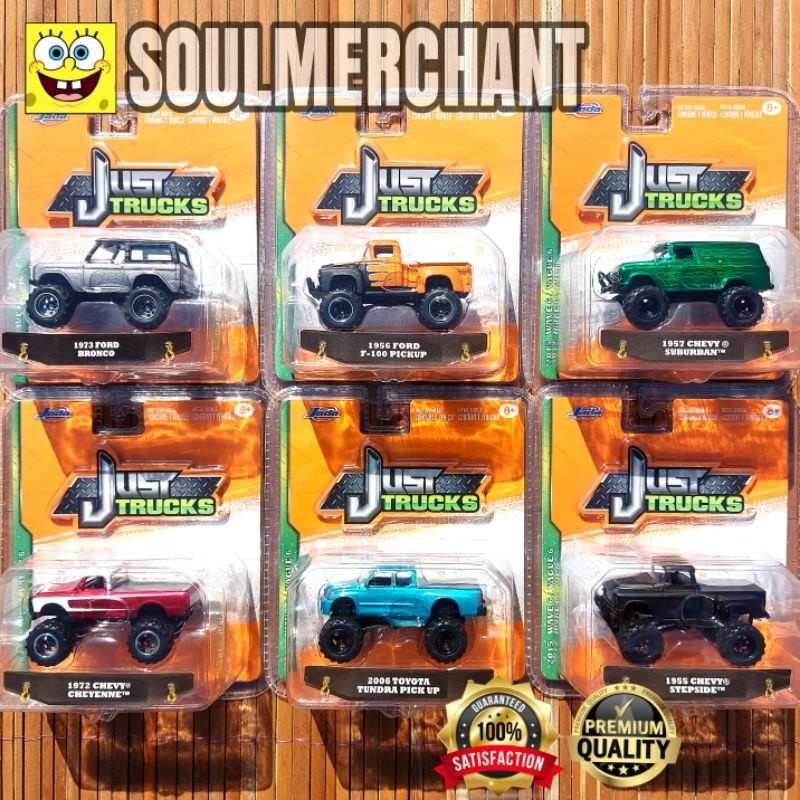 JADA JUST TRUCKS WAVE 6 CHEVY SUBURBAN STEPSIDE FORD F-100 PICKUP BRONCO TOYOTA TUNDRA CHEYENNE