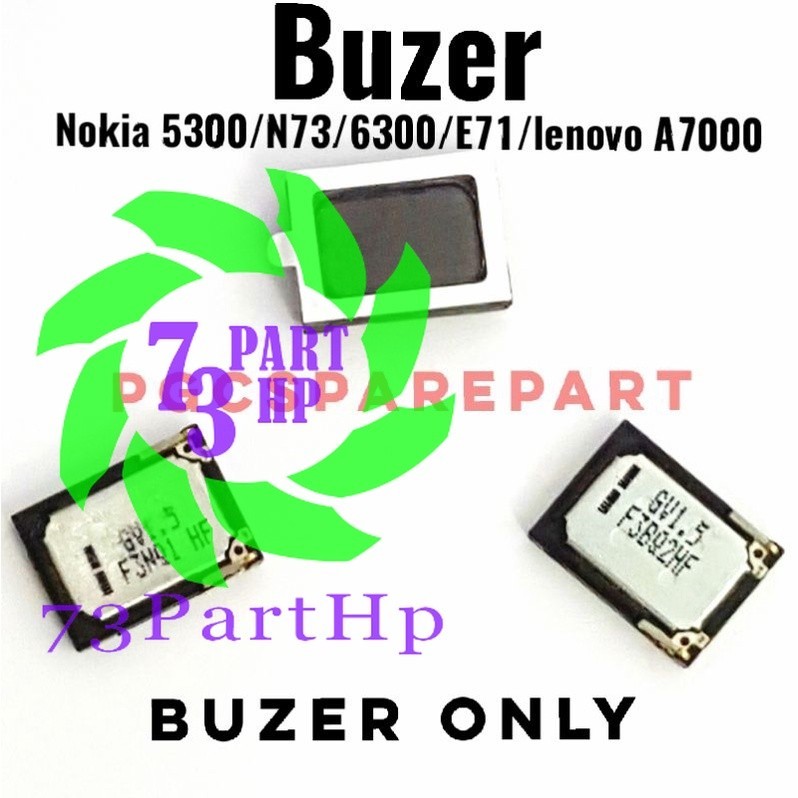 Original Buzzer Loud Speaker Nokia 5300 N73 6300 E71 Lenovo A7000 - Loudspeaker Bazer Buzer Bezer - 
