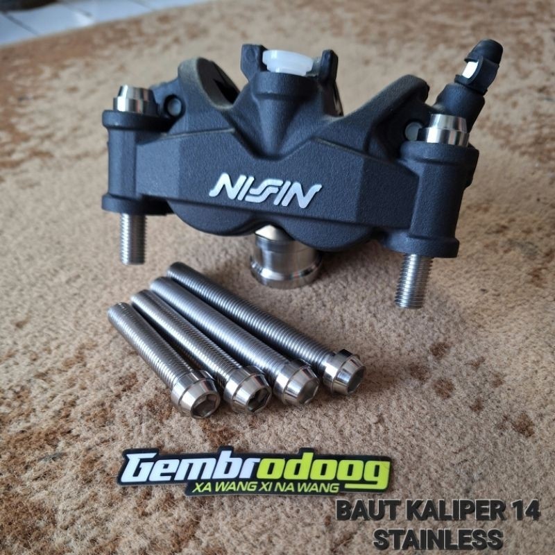BAUT KALIPER M10 / BAUT 14 STAINLESS Custom Bubut