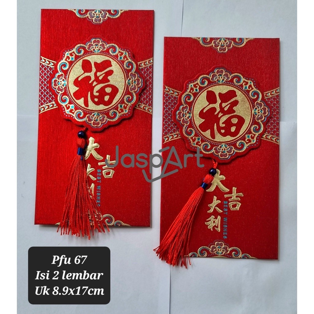 

DISKON..! Angpao Fu Panjang Imlek Kelinci 2023 Tebal Tulisan Emas Timbul viral.in