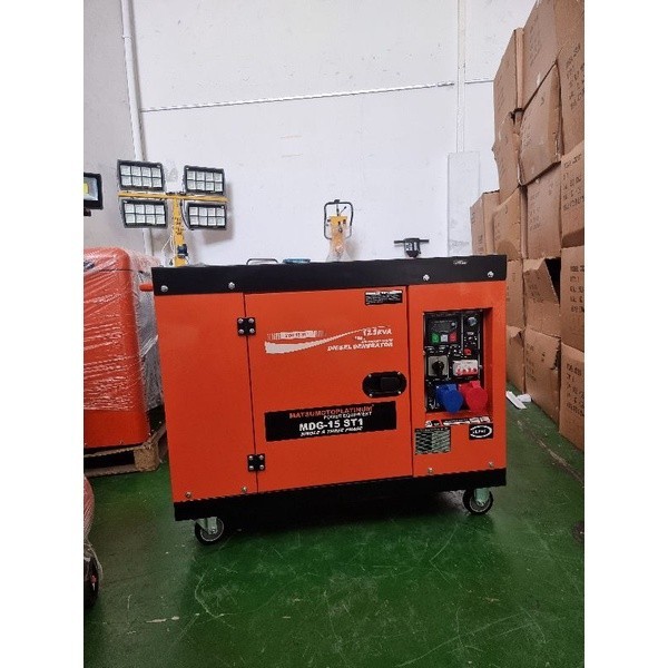 genset silent diesel 15 kva Matsumoto Heavy Duty Dual Voltage