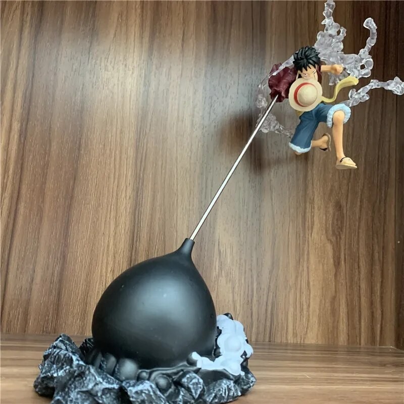 28cm  One Piece Figure Luffy Gear 3 Anime PVC Figure DBZ Luffy Kaidou Zoro Sanji Model Toy Gifts
