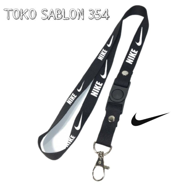 

Gantungan kunci NIKE tali lanyard BRAND olahraga gantungan leher id card name tag By Ews.co