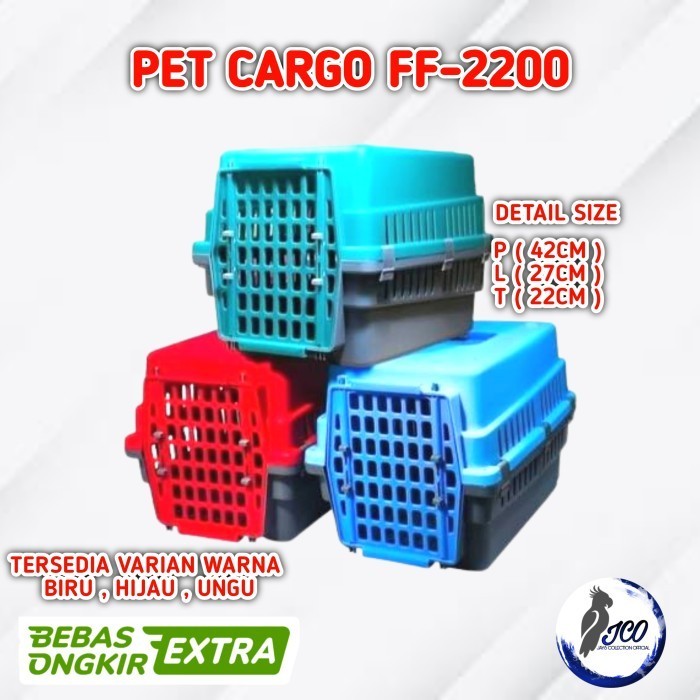 PET CARGO TRAVEL PET CARRIER CAGE KANDANG BAWA KUCING ANJING
