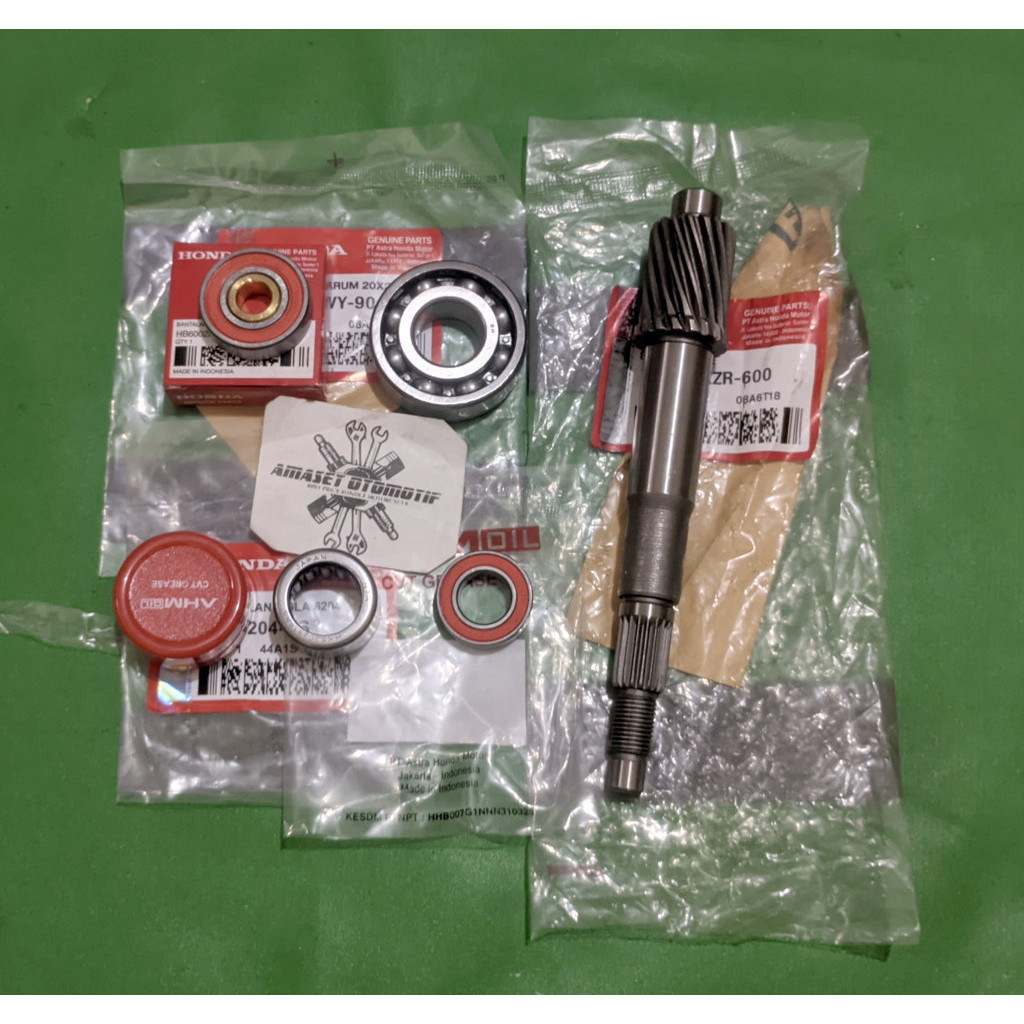 Paket As Pulley Pully Vario 125 Bohlam Vario 125 LED Plus Gemuk CVT KZR