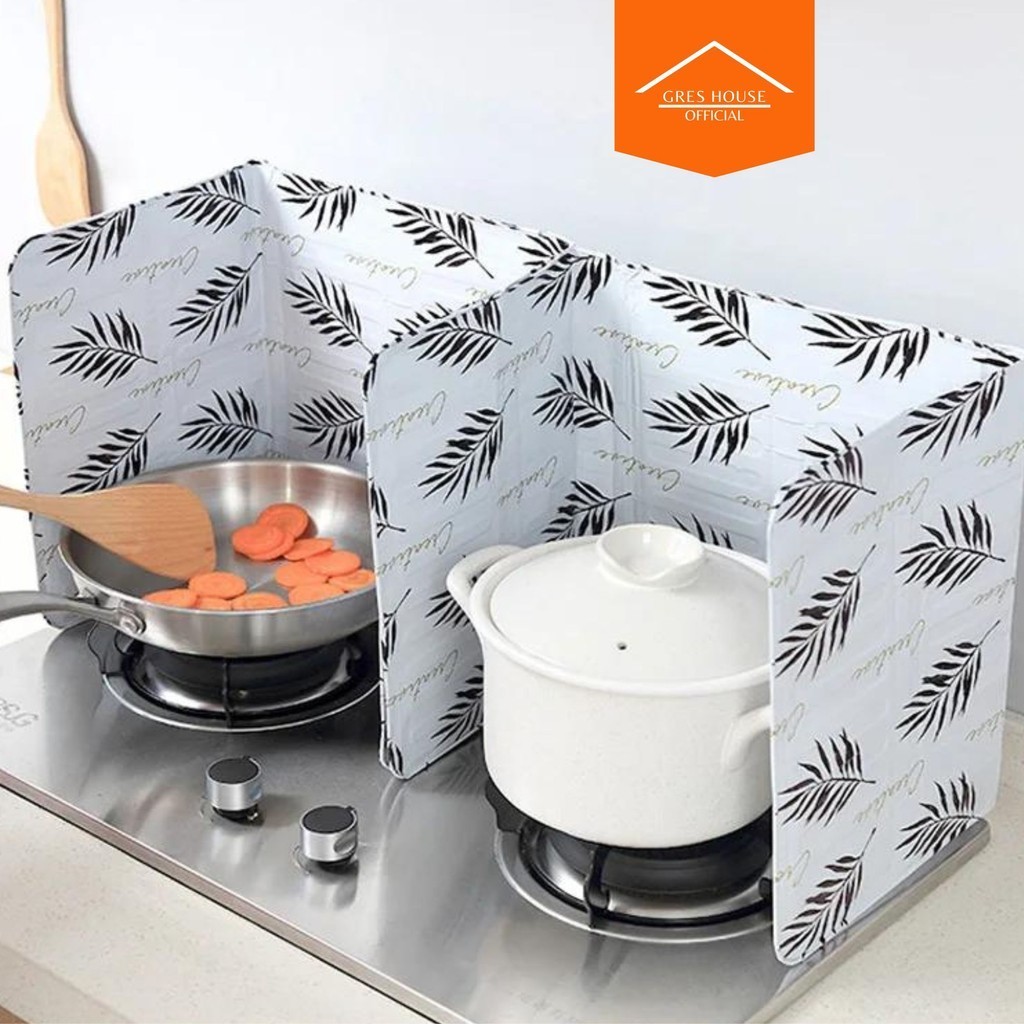 Greshouse Penghalang Kompor Pelindung Cipratan Minyak Tahan Panas