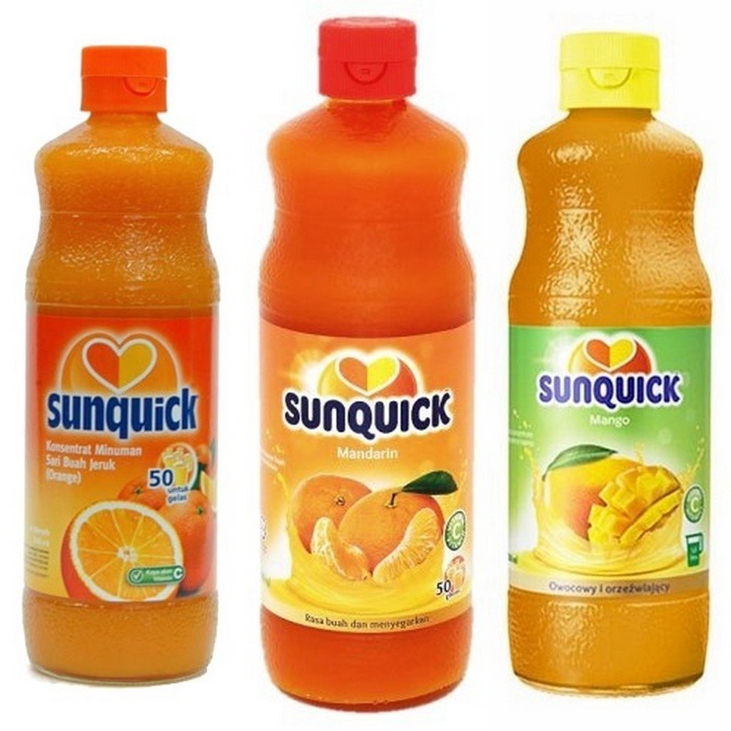 

SUNQUICK - Fruit Juice Concentrate Squash berbagai macam rasa