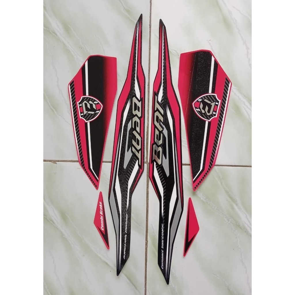 stiker ori striping honda beat ISS tahun 2020