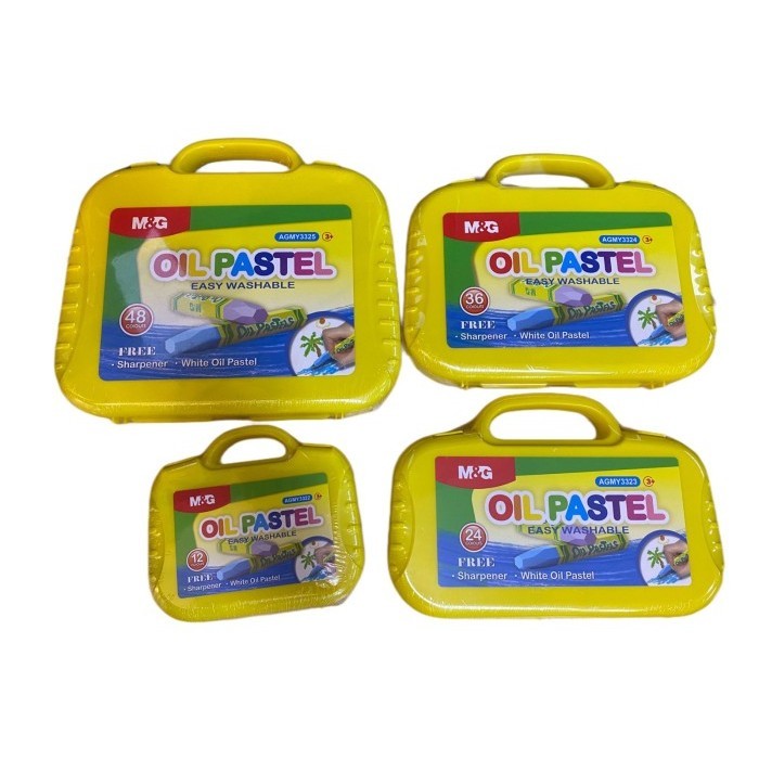 

M&G Oil Pastel Easy Washable / M&G Crayon / Krayon M&G 12 24 36 48 Pcs