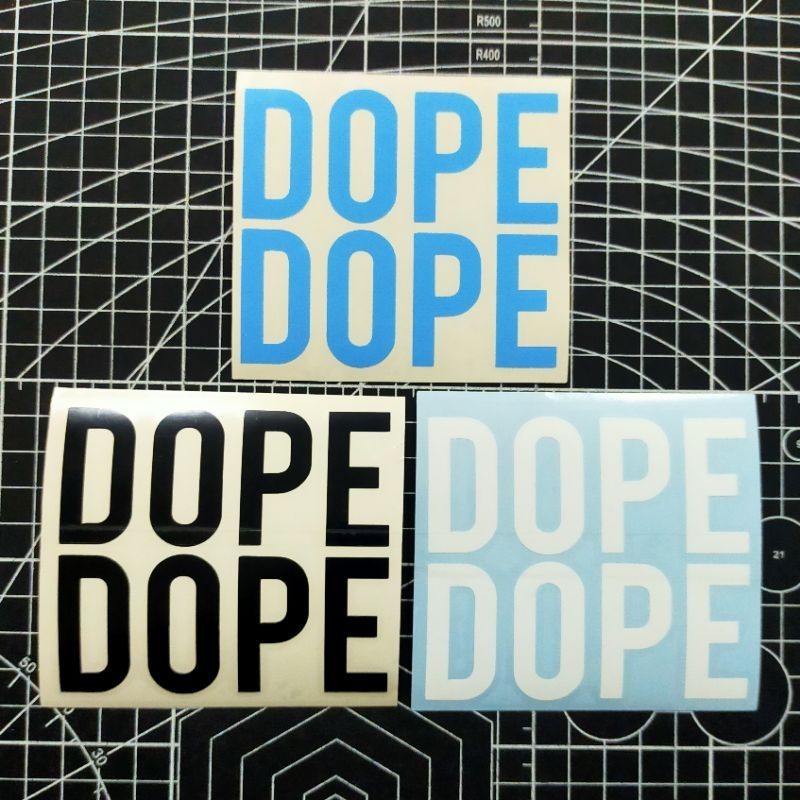 

Stiker Cutting Sticker DOPE stiker DOPE 2PCS