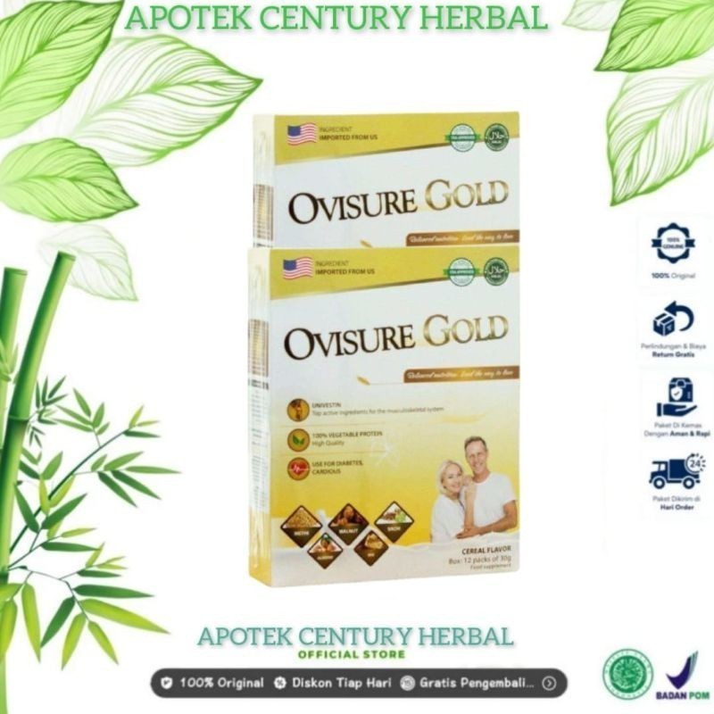 

Ovisure Gold Susu Usa Asli Susu Vitamin Tulang Dan Sendi Syaraf Kejepit Keram Original Ovisure 2 Box