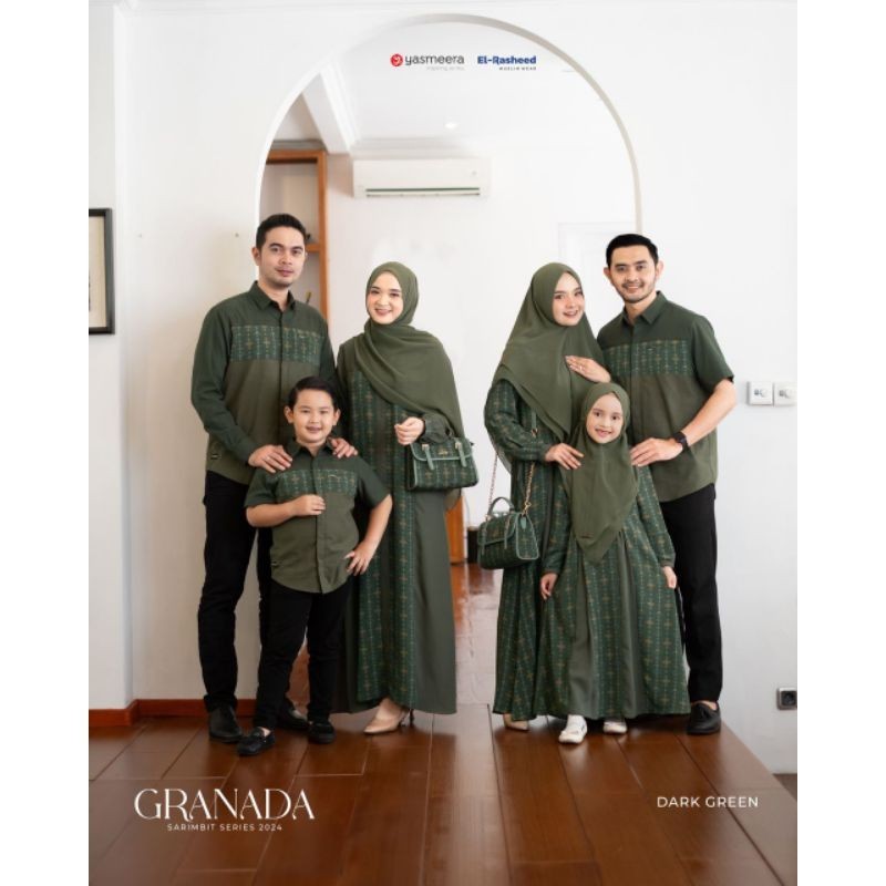 GRANADA SARIMBIT SERIES WARNA DARK GREEN/YASMEERA GRANADA SARIMBIT /SARIMBIT YASMEERA 2024 /COD
